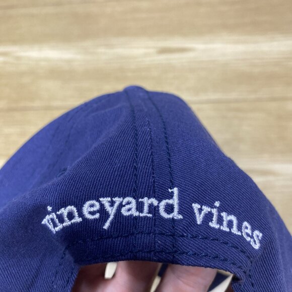 Vineyard Vines Mens Sail Nautical Baseball Cap Navy Adjustable Hat Embroidered - Picture 11 of 15